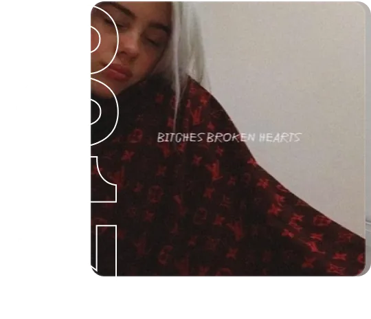 bitches broken hearts song artwork